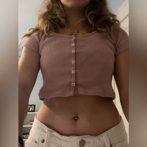 PINK BRANDY MELVILLE TOP